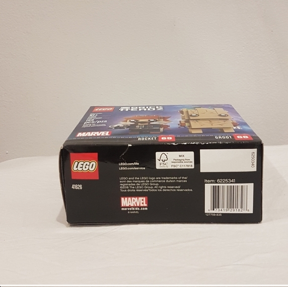 Groot and Rocket BrickHeadz Marvel Lego 41626 - Picture 8 of 9